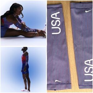 Nike Dri-FIT ADV Pro Elite Team USA Olympic Mens XXL Arm Sleeves FQ1507-612 RARE
